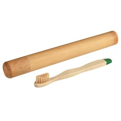 China China customs multifunctional children's bamboo toothbrush with case for sale