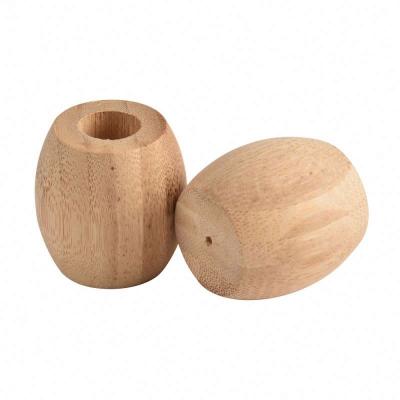 China Sustainable Customized Logo Bamboo Toothbrush Holder For Bathroom for sale