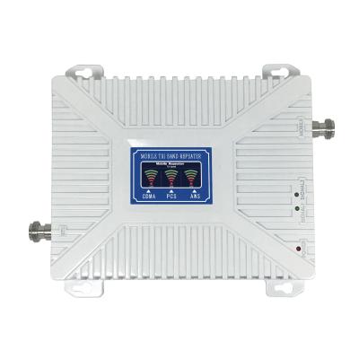 China 850 1700 1900MHz Mobile Amplifier CDMA PCS AWS Tri Band Repeater 70dB Booster SS96-CPA for sale