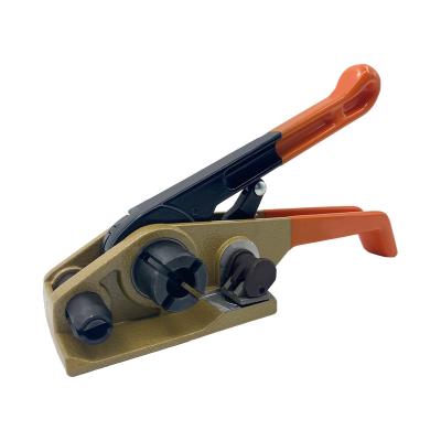 中国 Golden Orange Manual Pallet Strapping Machine Banding Tool Plastic Steel Belt Tensioner 販売のため