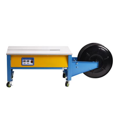 China MH-SDML-90 Double motor semi-automatische baler PP-verpakking met warm smelten hoge snelheid stille express kartonverpakking Te koop