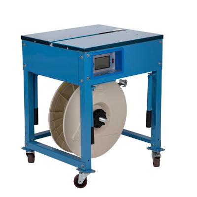 China MH-TDM-01 Automatische bandbandmachine Dubbelmotor Baling Strapping Belt Tightening One Electric Hot Melt PP Baling Belt Te koop