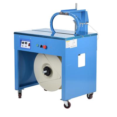 China 6-15mm Width 0.5-0.85mm Thickness Semi-automatic Strapping Machine for Customized Packing for sale