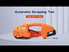 Q2L Fully Automatic One-Button Strapping Machine Holds 18V 5.0Ah Large Pulling Force 5500N