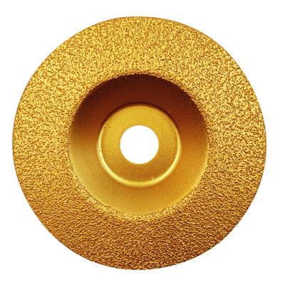 China 100mm Abrasive diamond grinding wheel for stone polishing and cutting vacuum brazed for sale