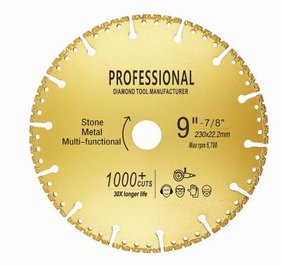 China 230mm Diamond Metal Cutting Saw Blade Multi-funnctional 9