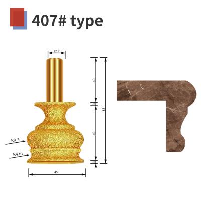 Cina 407#Chamfer router bit diamond marble stone granite CNC engraving tool 404# 416# in vendita