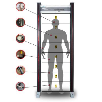 China Seguridad paseo a través del detector de metales en venta