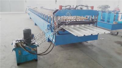 China 11KW Trapezoidal Roof Panel Roll Forming Machine Roof Tile Making Equipment for sale