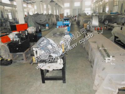 China Galvanized sheet Downspout portable Roll Forming Machine With Fly Saw Cutting for sale