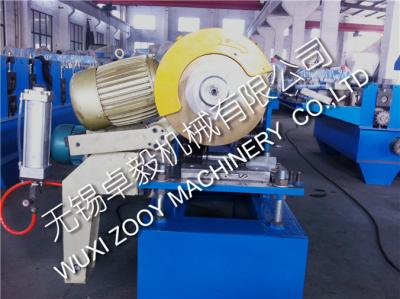 China Galvanized steel rolling shutter strip making machine with PLC Control System for sale