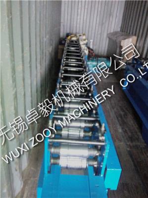 China Aluminum sheet Shutter Door Roll Forming Machine Rolling Slats G250-300Mpa for sale