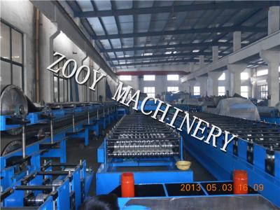 China Panasonic PLC Control Corrugated Roof Forming Machine For Light Steel Construction for sale