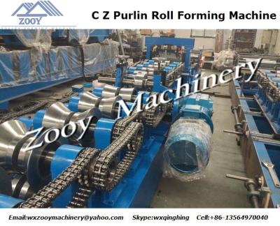 China C Z Purlin Plastic Forming Machine High effiency with touch screen for sale