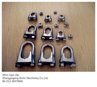 China Contrustion Hardware/Wire Rope Elevator Parts/Cuts Wire Rope Clip for sale