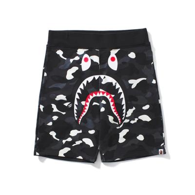 China 2021 Summer Monkey King Shark Central Anti-Wrinkle Statistics Anti-Wrinkle Institute Bape Pants Slogan Graphic Shorts Casual Street Women Teams Unisex Boy Monkey Pants for sale