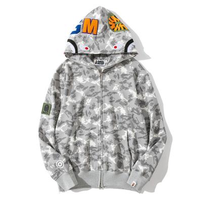 China 2021 New Fashion New Fashion Anti-Wrinkle Digital Pixel Camouflage Jacket Zipper Hoodies Hot Bape Anti-Wrinkle Men's Unisex Hoodies For Men for sale