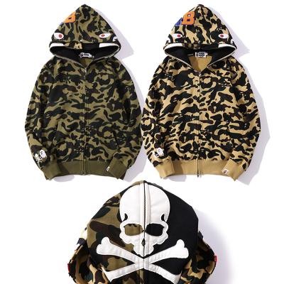 China 2021Wholesale Anti Wrinkle Anti Wrinkle Factory Source Jacket Skull Camouflage Hoodie Slippers Zipper Bathing Monkey Shark Tank Tops Fashion For Men for sale