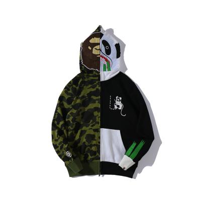 China 2021 New Fashion Anti-Wrinkle Men's Hoodies Bape Hot Men's Sweaters Coat Jacket Full Zipper Men's Unisex Hoodies Hoodies for sale