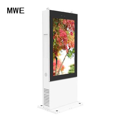 China LED Logo FHD 55inch Floor Stand LCD Display Signage Board Price Outdoor Digital Media Player Box Totem for sale