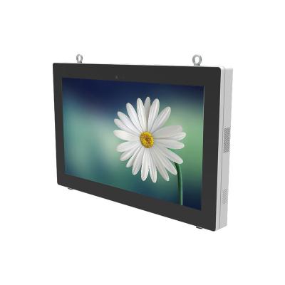 China Outdoor 43 55 Inch Store Mall Advertising Outdoor Wall Mounted LCD Monitor Double Touch Screen Video Interactive Outdoor Digital Signage for sale