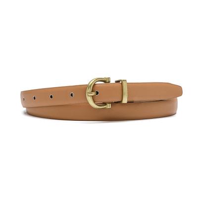 China New Fashion.Casual Vintage Design PU Pin Buckle Thin Narrow Women Skinny Belt For Student Ladies Fashion Accessories for sale