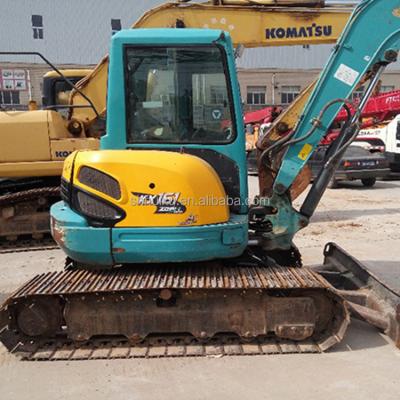 China Machinery Repair Shops Japan Quality Used 6.1 Ton Second Hand Crawler Excavator Kubota 161 Small Mini Excavator With Blade And Breaker Line for sale