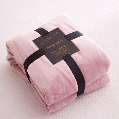 China Wholesale Anti-pilling Throw Sherpa Winter Bed Blanket Duvet Covers Blankets Pink for sale