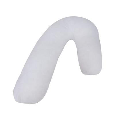 China Memory White V Shape Pregnant Pillow For Head Neck Side Maternity Sleep Relax Pillow for sale