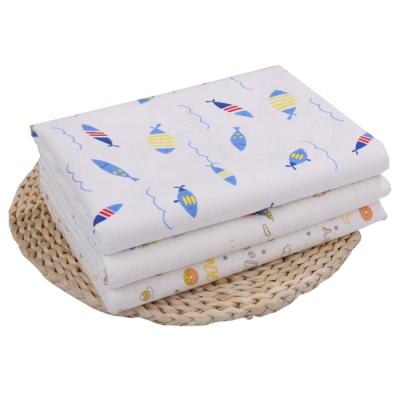 China Cotton Airplane Pattern Baby Sleep Pad Printed Cotton Baby Urine Changing Pad for sale