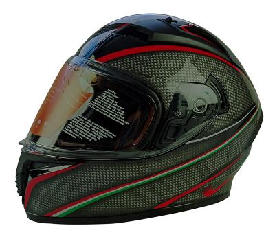 China ABS New Design High Quality Double Stitch Sun Visor Full Face Helmet wlt-108 for sale