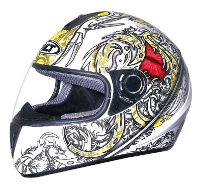 China Cool High Quality ABS Full Face Helmet DOT Helmet Tunnel Full Face Helmet For Motorcycle for sale