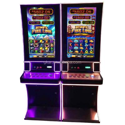 China Metal 43 Inch Touch Screen Vertical Amusement Multi Link Fire Slot Game Machine Fire Link for sale