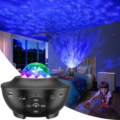 China Change Colors 2021 Laser Star Light Baby Night Projector RGB LED Ster Music BT Lamp Work With USB Remote Starry Projector for sale