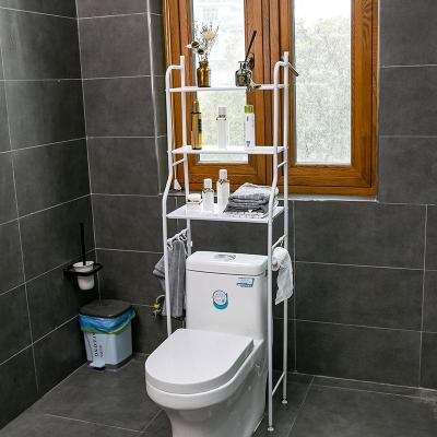 China Puncture-Free Toilet Household Storage Washing Machine Toilet Rack Storage Holder Eco-friendly Material Bathroom Toilet for sale