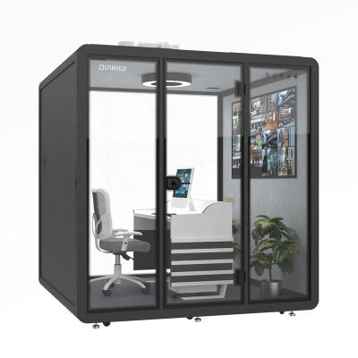 China Reuse Modern Dismountable Booth Soundproof Isolation Booth For Doctors Regenerating Medical Silence Pod Observation for sale