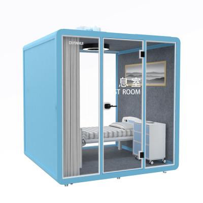 China Modern Premium Isolation Soundproof Observation Room Capsule Sleep Doctors Regenerating Portable Booth ODM for sale