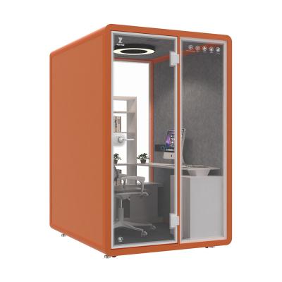 China Mini Classroom Educational Soundproof Booth Adjustable Soundproof Booth Easy Installation Online Learning Pod (Other) With Power Supply for sale