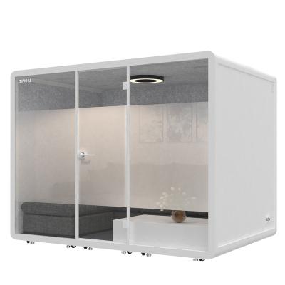 China OEM Adjustable Gym Soundproof Room Fitness Room Acoustic Yoga Booth (Other) Sports Booth In Office Public Area With Air Circulation System for sale