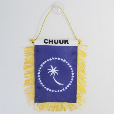 China Pennant printing chuuk triangle flag high quality outdoor digital banner for sale