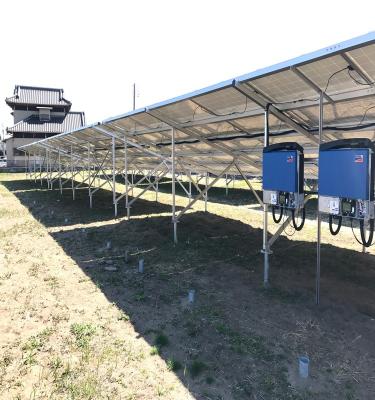 China Silicon 10KW 1MW Solar Panels System Structure Single Crystal Screw Ground Mounting PV Bracket Solar Panel System Rolling Power Station for sale