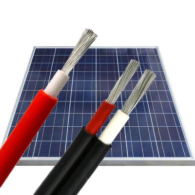 China TUV Power Station EN IEC IPFG Solar DC Power Wire And Double Solar Cable 4mm2 6mm2 PV Single Cable for sale