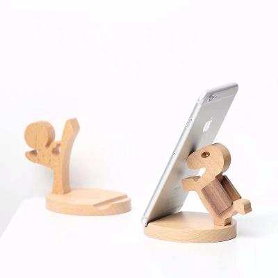 China Factory Selling Portable Top Grade Desktop Wooden Cell Phone Stand, Phone Stand for sale