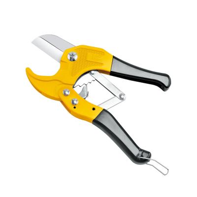 China DAJING small anti slip ppr pipe cutter slip handle pvc pipe cutters pipe shear portable rubber plastic shear for sale