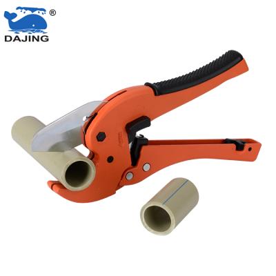 China DAJING 42mm PVC Pipe Cutter Tools Yongkang Factory Plumbing Blade Pipe Hand Cutter Sharp Electroplating Cutting Tool for sale