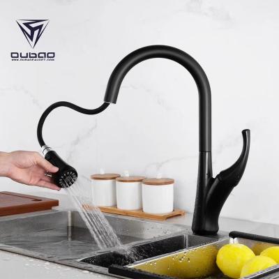 China Thermostatic Faucets NSF Lead Free Single Handle Pull Down Spray Kitchen Faucet Faucet For Kitchen for sale