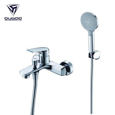 China Lead Free Sliding Bar Bathroom Shower NSF Faucet Waterfall Shower Column Wall Mounted Shower Column Set for sale