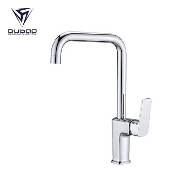 China NSF Modern Lead Free Hot Cold Mixer Durable Kitchen Faucets With Chrome for sale