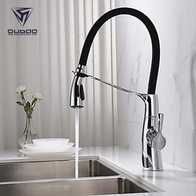 China New Modern Goods Lower Silicone Long Neck Taps Flexible Deck Mount Sink Faucets Kitchen Faucet for sale