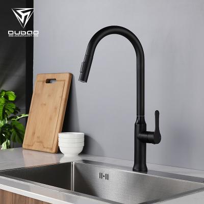 China Pull Out Kitchen Faucet Common Black Sprayer Cold Spray Kitchen Faucets for sale